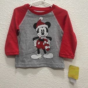Mickey kids Christmas shirt size 12mo